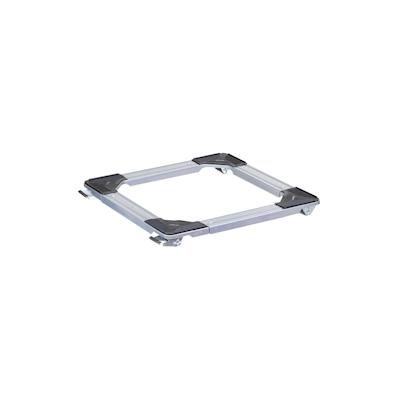 WAGNER Transporthilfe QUADRAT - verstellbar 46-66 cm x 5 cm, Stahl, 4 Bockrollen Ø 30 mm, Tragkraft 220 kg - 20119501 Image