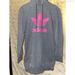 Adidas Tops | Like New Adidas Hooded Sweater Dress | Color: Gray/Pink | Size: S