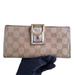 Gucci Bags | Gucci Gg Beautiful Double Sided Flap Gucci Signature Wallet Italy | Color: Silver/Tan | Size: Os
