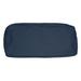 Arlmont & Co. Ayvion Outdoor Seat Cushion Polyester in Gray/Black | 3 H x 48 W in | Wayfair 912A84EF93B44C19B3BCA52EF7912EE0