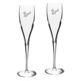 South Florida Bulls 2-Piece 6oz. Luigi Bormioli Toasting Glass Set