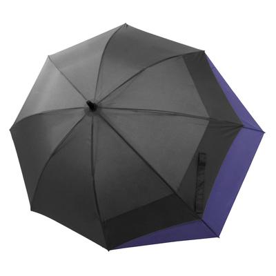doppler Specials Fiber Long Stockschirm 80 cm grau/royalblau Grau Herren