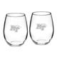 MTSU Blue Raiders 2-Piece 21oz. Stemless Wine Glass Set