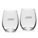 James Madison Dukes 2-Piece 15oz. Stemless Wine Glass Set