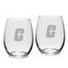 Charlotte 49ers 2-Piece 15oz. Stemless Wine Glass Set