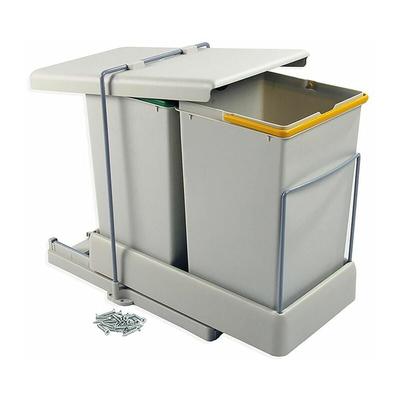 Sonderangebot Emuca Recyclingbehälter, Bodenbefestigung, automatische Entnahme und Deckel, 2 x 14 Image