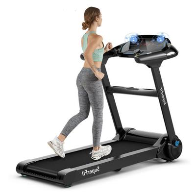 Costway 2.25HP Folding Treadmill with Bluetooth Speaker-Black