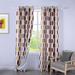 DriftAway Riley Geo Pattern Mid Century Lined Blackout Grommet Window Curtain Panel Pair