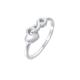 Elli - Herz Infinity Ring Liebe 925 Silber Ringe Damen