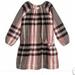 Burberry Dresses | Burberry Mini Kalyan Pink Nova Check Dress Sz 10 Y | Color: Black/Pink | Size: 10g