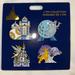 Disney Other | 4pcs Pin Set Walt Disney World 50th Anniversary | Color: Blue | Size: Os