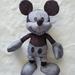 Disney Toys | Disney Parks Mickey Mouse Black And White Plush (Grey Denim Exclusive) | Color: Black/Gray | Size: Osbb