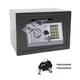 Security Safe 16L Electronic Home Mini Safe Box Secure Box with Deposit Slot & PIN Code Password & 2 Emergency Keys Lockable, Wall Mounted Documents, Money Box - Collection Box - 14"x 10"x 10" Grey