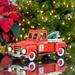 The Holiday Aisle® Metal Truck Decoration Metal in Red | 6 H x 12 W x 5.75 D in | Wayfair 0DB8E9EB6BF54519971109215FCE8299