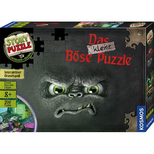 Kosmos Puzzle Story - Das kleine Böse Puzzle, Made in Germany schwarz, rot, dunkelgrün Kinder Ab 6-8 Jahren Altersempfehlung