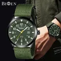 Biden-Montre à quartz étanche pour homme montre-bracelet militaire montres de sport calendrier