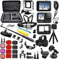 XMPPJFV-Kit d'accessoires pour Gopro fore11 10 9 sac de transport noir boîtier étanche ensemble