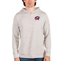 Men's Antigua Oatmeal Columbus Blue Jackets Team Absolute Pullover Hoodie