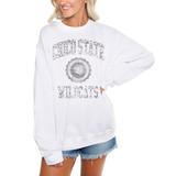 Women's Gameday Couture White Cal State Chico Wildcats Trendspotter Perfect Crewneck Pullover Lightweight Sweatshirt