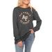 Women's Gameday Couture Charcoal Air Force Falcons Varsity League Luxe Boyfriend Long Sleeve T-Shirt