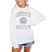 Women's Gameday Couture White American University Eagles Trendspotter Perfect Crewneck Pullover Lightweight Sweatshirt