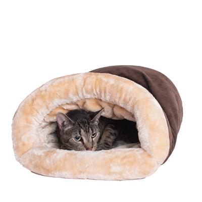 Sleep Shape Cat Dog Cave Bed, Indian Red by Armark...