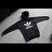 Adidas Tops | Adidas Big Logo Hoodie In Black Women Size S | Color: Black | Size: S