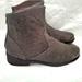 Free People Shoes | Free People Women Carved Brown Leather Booties Boo | Color: Brown | Size: 8.5