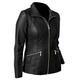 XXL(20) - Black - Real Leather - High Star Collections Astra Classic Biker Jacket