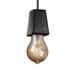 Justice Design Group Euro Classics 2 Inch Mini Pendant - CER-6011-BLK-NCKL-BKCD