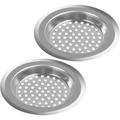 Groofoo - 2Pcs Filtre évier Cuisine,Filtre à évier en Acier Inoxydable,Filtre Lavabo Salle de