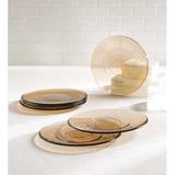 VivaTerra Recycled Glass Dinner Plates Glass in Brown | 10.5 W in | Wayfair V7064 SAN
