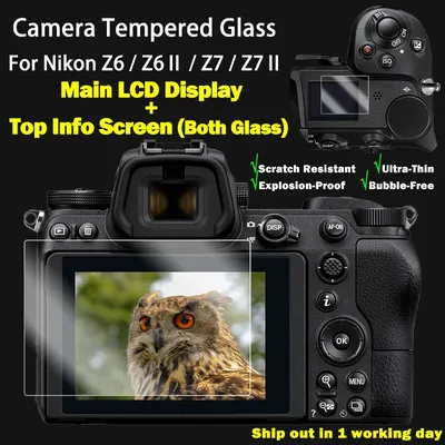 Verre de protection pour appareil photo pour Nikon Z8 Z6 Z6II Z7 Z7II Z9 Guatemala écran LCD