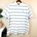 Polo By Ralph Lauren Shirts | 80’s Vtg Polo Ralph Lauren Men Striped Short Sleeve Shirt Dress Top X-Large | Color: Blue/White | Size: Xl