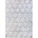Blue/Gray 120 x 0.25 in Area Rug - Bokara Rug Co, Inc. Hand-Knotted High-Quality Ivory & Multi-Colored Area Rug Viscose/ | 120 W x 0.25 D in | Wayfair