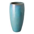 Emissary Home and Garden Indoor/Outdoor Ceramic Table Vase Ceramic in Green/Blue | 38.5 H x 19 W x 19 D in | Wayfair 12059TL-2
