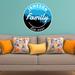 East Urban Home Peel & Stick Wall Decal Vinyl in Blue/White/Black | 36 H x 36 W in | Wayfair 0D0B8F6C67A7415DA98D74B3B4D79C64