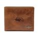 Men's Fossil Brown Southern Miss Golden Eagles Leather Ryan RFID Passcase Wallet