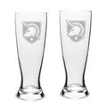 Army Black Knights 2-Piece 23oz. Stylish University Pilsner Glass Set