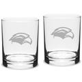 Southern Miss Golden Eagles 14oz. 2-Piece Classic Double Old-Fashioned Glass Set