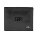 Men's Fossil Black Louisiana Ragin' Cajuns Leather Ryan RFID Passcase Wallet