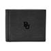 Men's Fossil Black Baylor Bears Leather Ingram RFID Flip ID Bifold Wallet