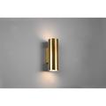 Marley wall sconce cylinder metal antique brass bi-emission h. 18cm 212400204 - Trio Lighting