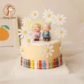 Décoration de Gâteau d'Anniversaire Miniature Chaude pour Grands-parents Mignon Vieil Homme et