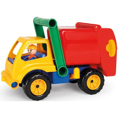 Lena Spielzeug-Müllwagen Aktive, Made in Europe bunt Kinder Ab 2 Jahren Altersempfehlung