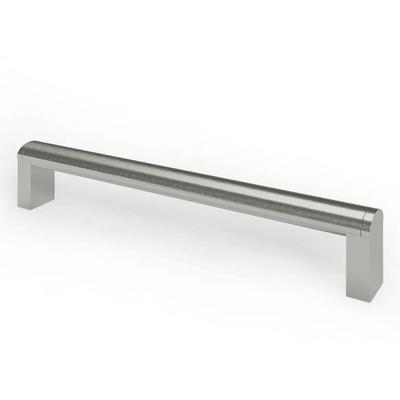 Edelstahl-Optik Schrankgriff Möbelgriff Metall Schubladengriff UC25 Möbelbeschlag 192mm Lochabstand