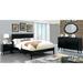 Coop Mid-century Modern Black Wood 4-Piece Platform Bedroom Set by Furniture of America