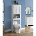 Rancho Bathroom Space Saver Cabinet, White by 4D Concepts in White