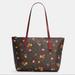 Coach Bags | Nwt Coach C7254 Zip Top Tote In Signature Canvas With Ornament Print | Color: Brown/Gold | Size: Os