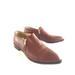 J. Crew Shoes | J. Crew Wine Leather Side Zip Shoes | Color: Red | Size: 8.5